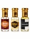 FurkanPerfumes 3 Pcs Attar Set – Musk Rizali, White Oud & Mukhallat | 6 ML Each