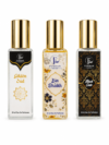 FurkanPerfumes 3 Pcs Perfume Set – Golden Oud, Bin Shaikh & Black Code | 20 ML Each